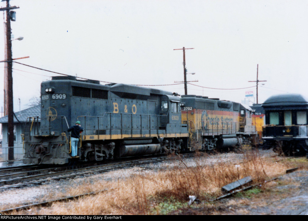 BO GP30 #6909 - Baltimore & Ohio